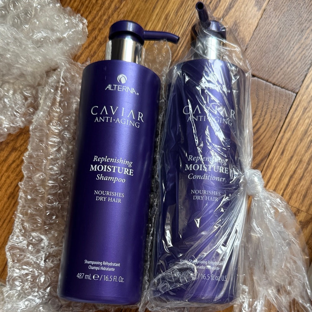 Caviar Anti-Aging Replenishing Moisture Shampoo and Conditioner Set - 16.5oz